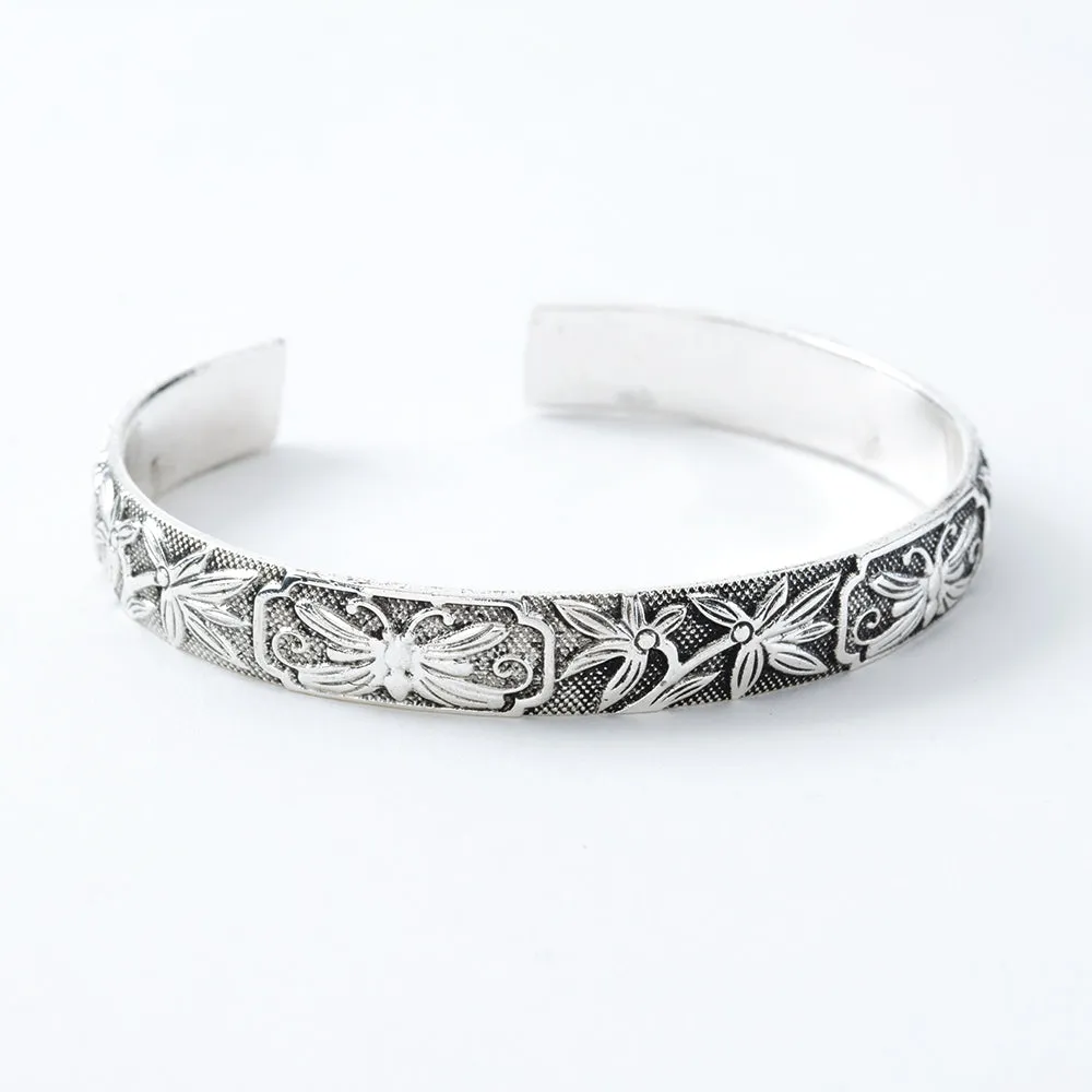 Butterfly and Floral Cuff