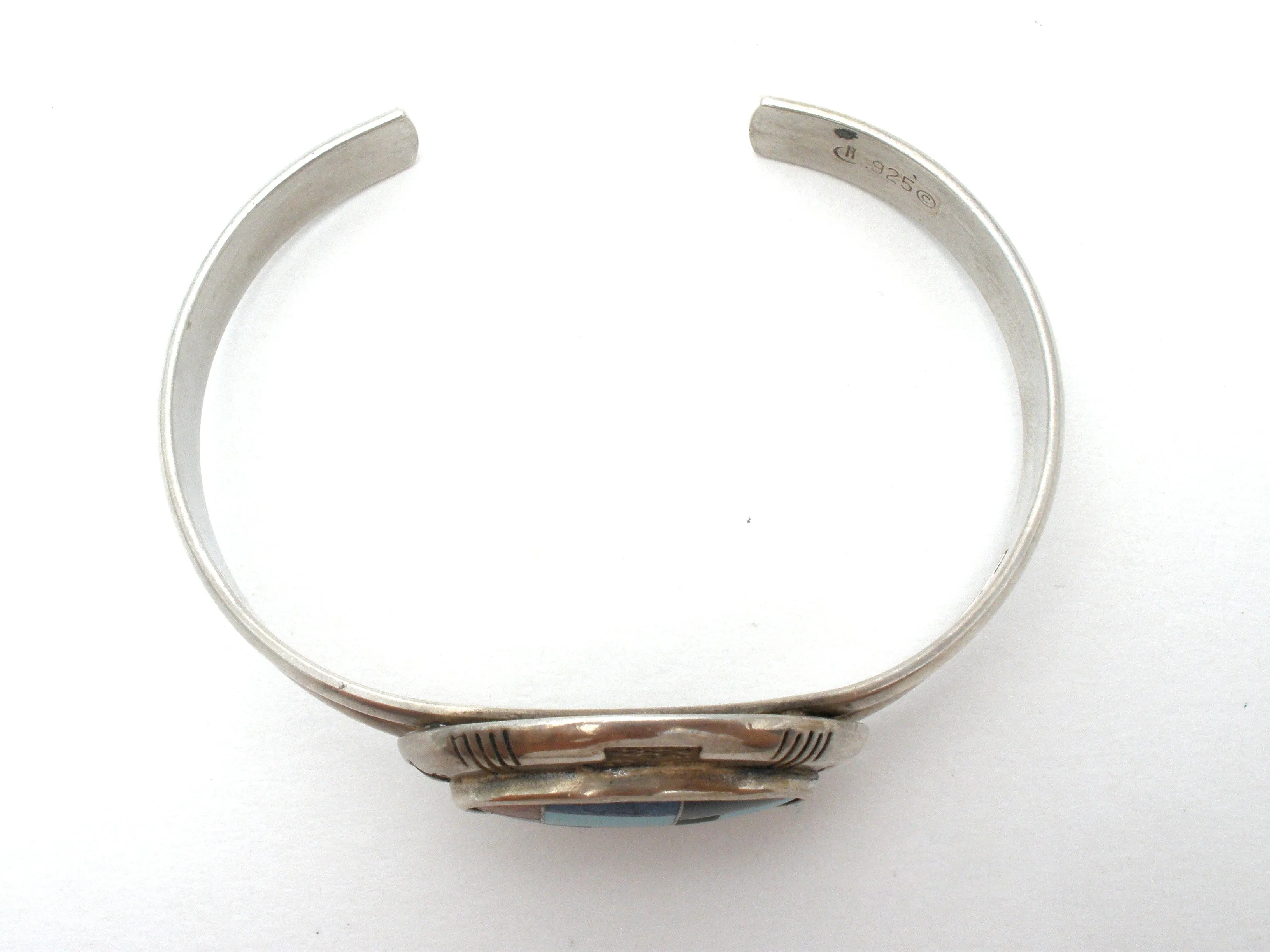 Carolyn Pollack Cuff Inlay Gemstone Bracelet