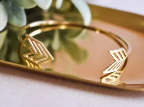 Chevron Cuff Bracelet