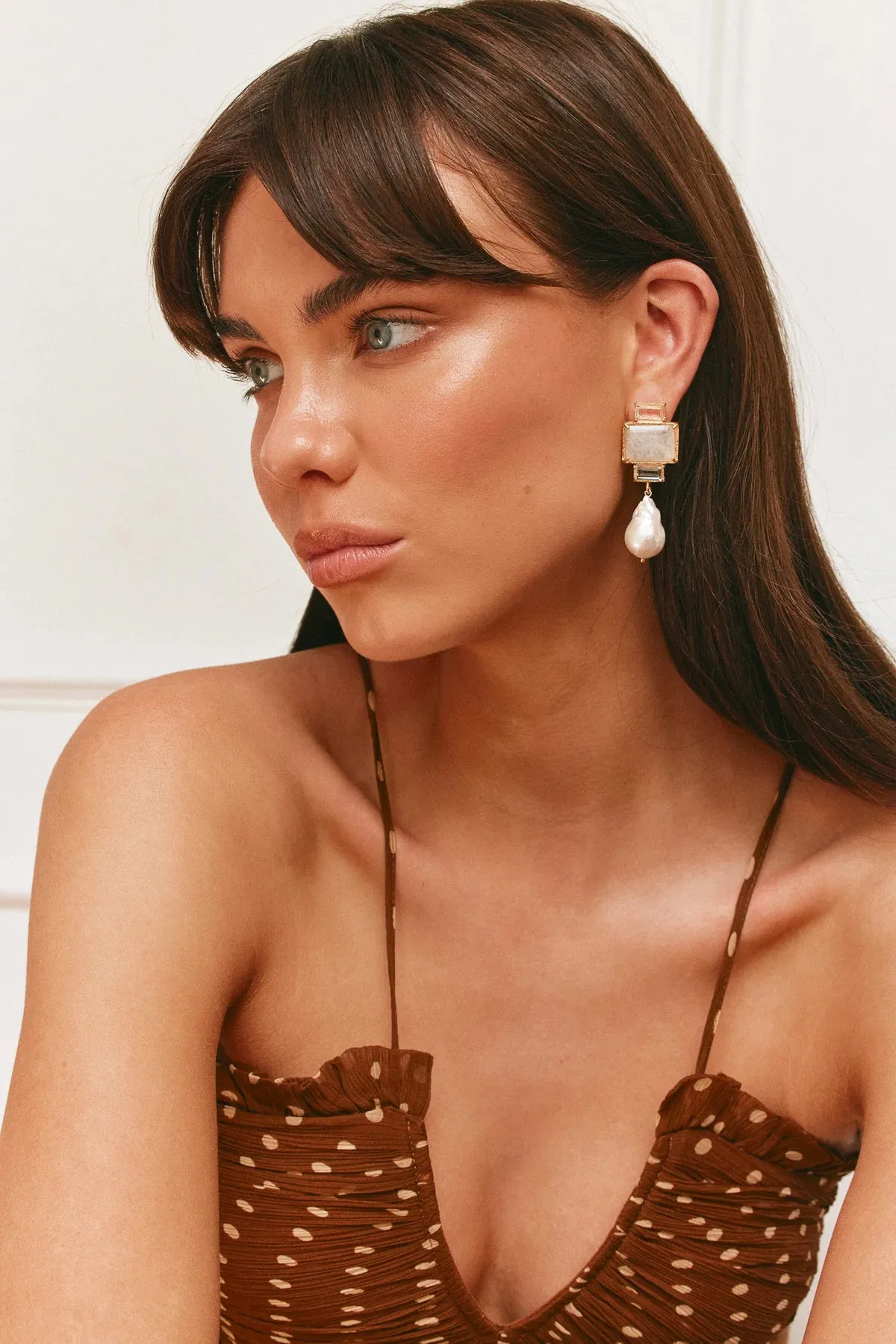 Christie Nicolaides Bambina Earrings - White