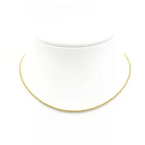Classic Choker 14K Gold Filled Beaded Necklace