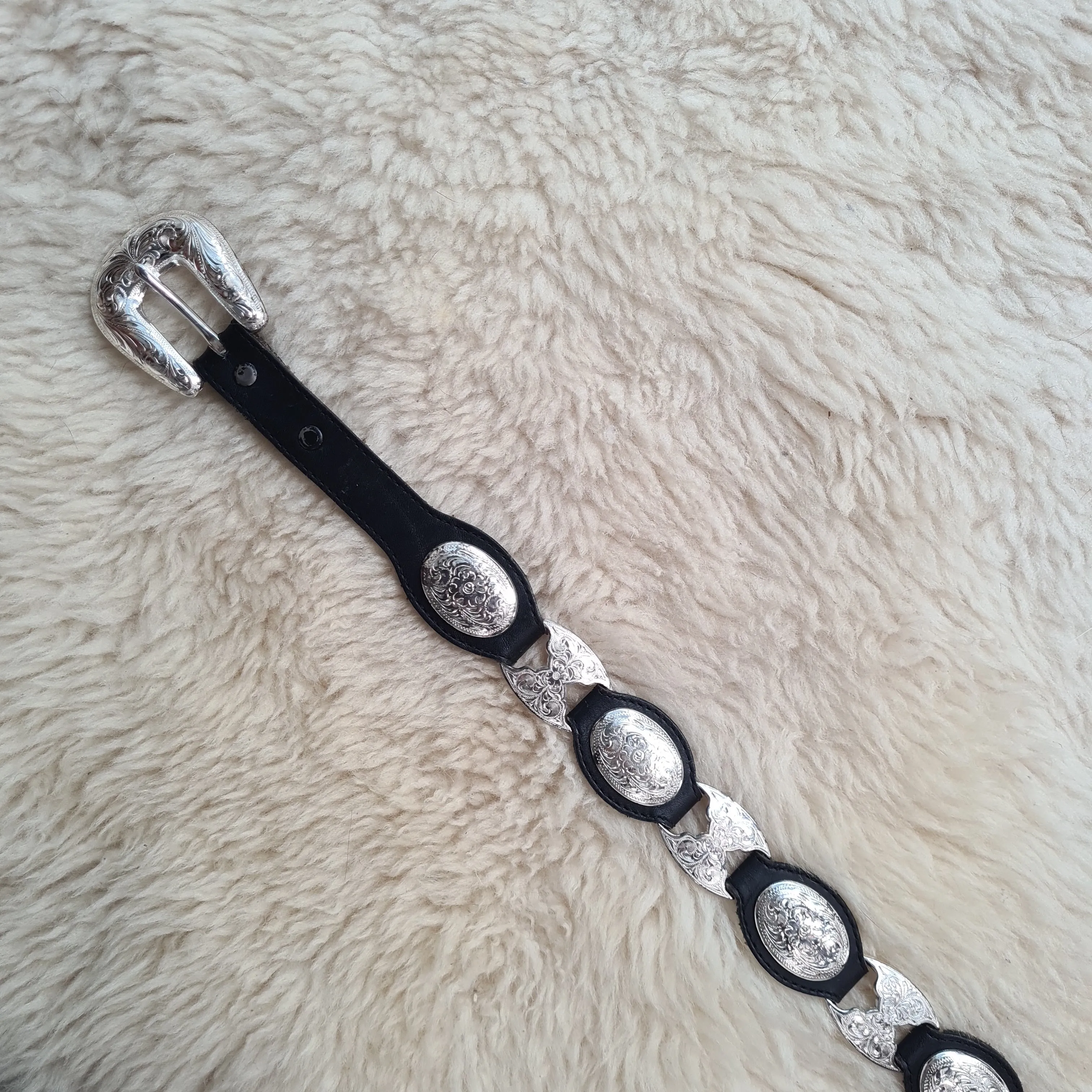 Concho belt Brown or black size s only black available