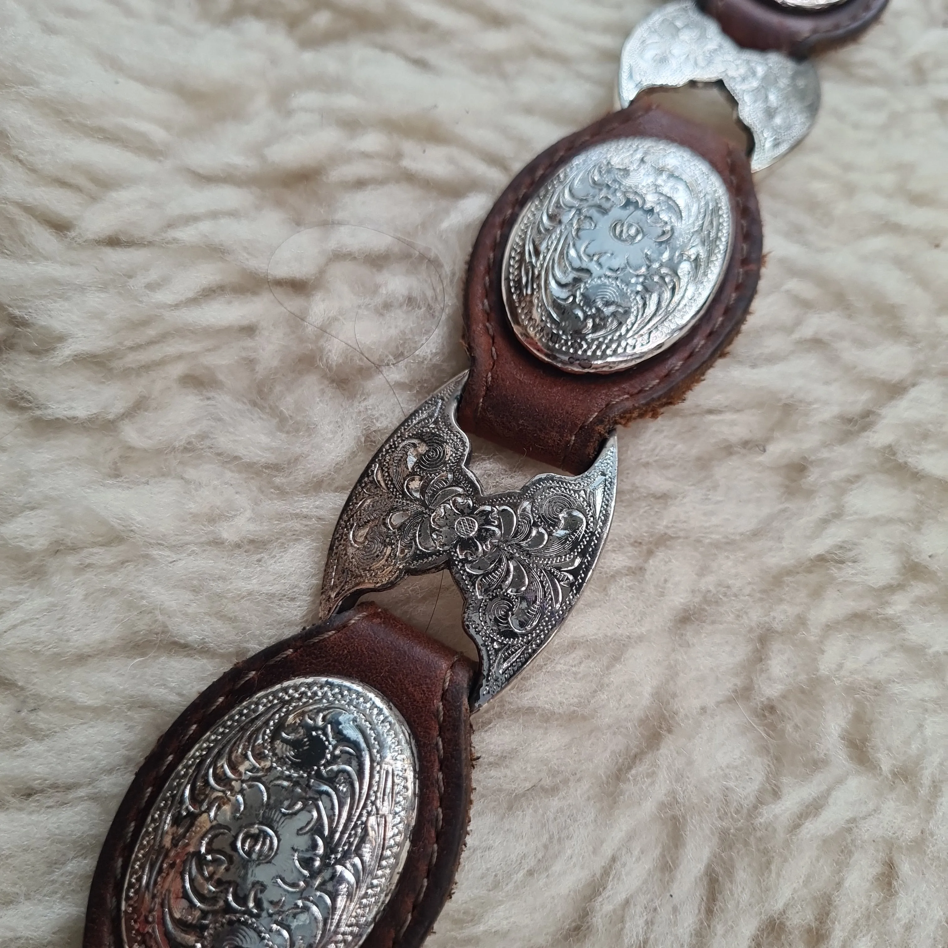 Concho belt Brown or black size s only black available
