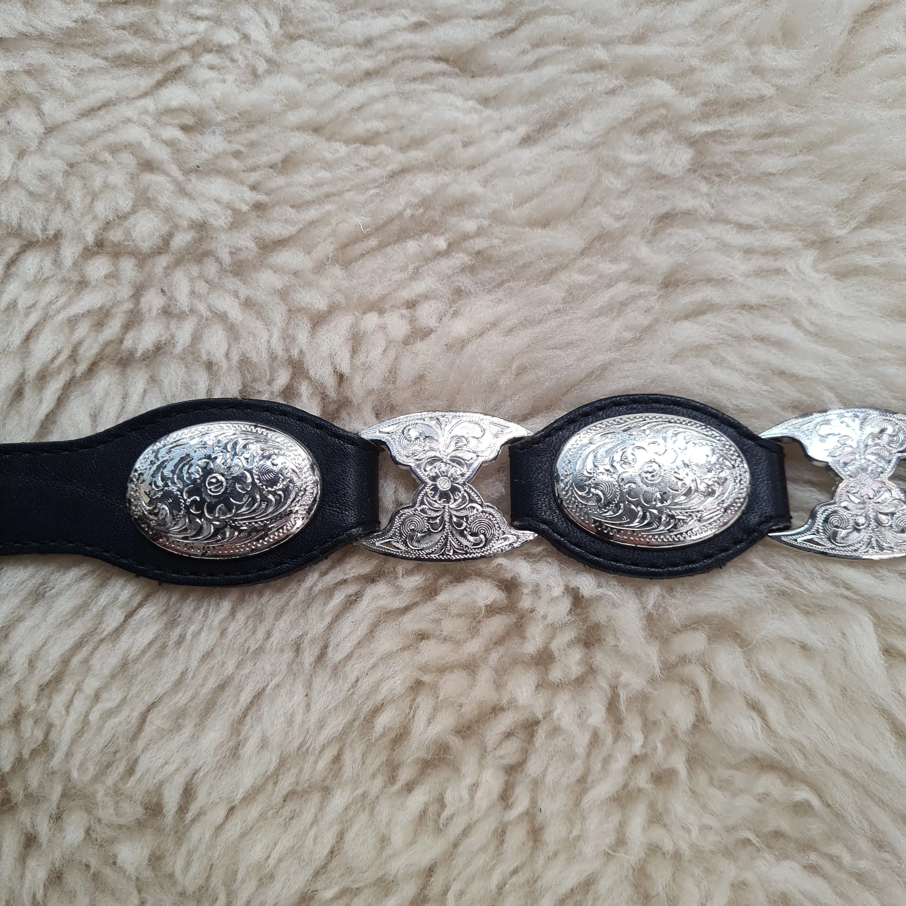 Concho belt Brown or black size s only black available