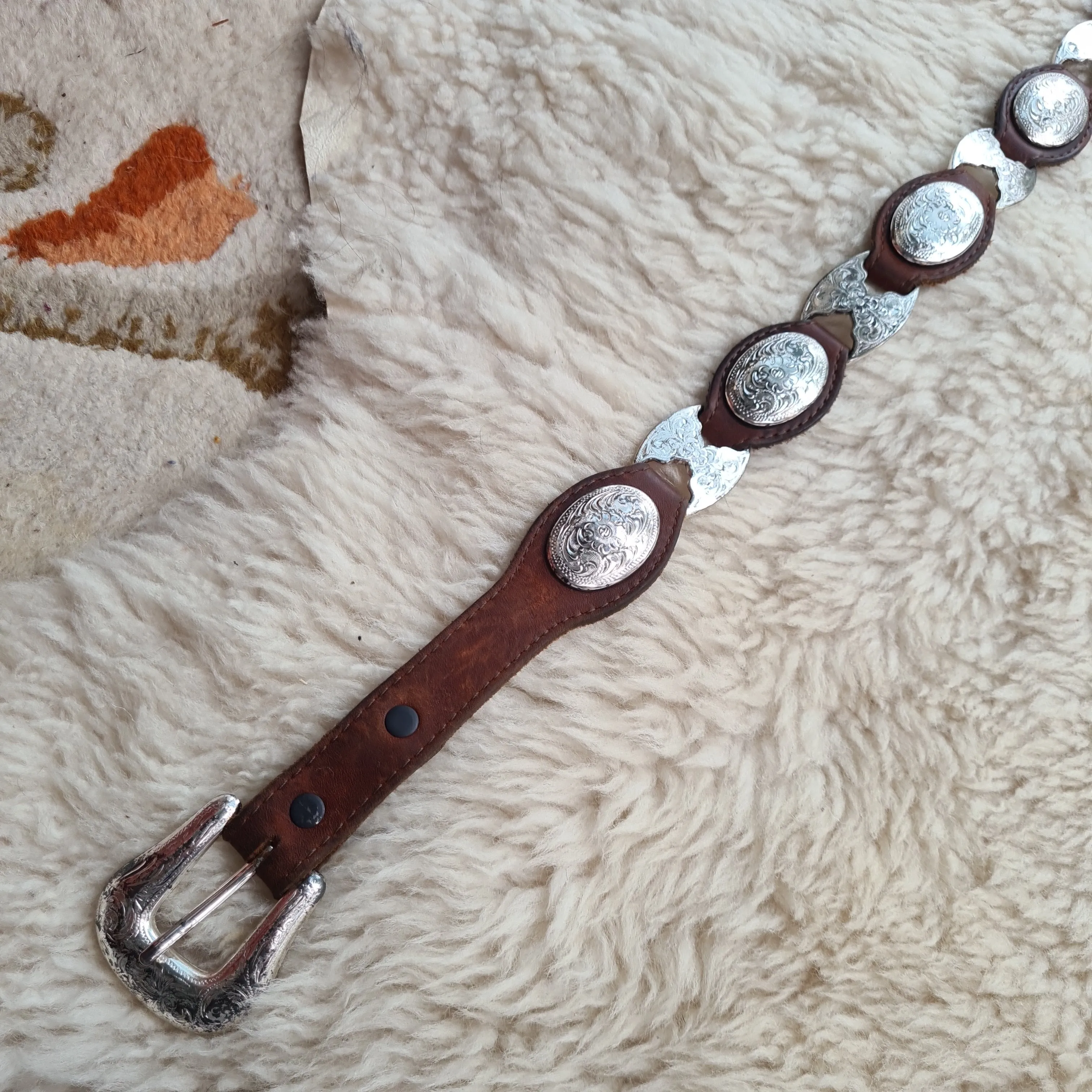 Concho belt Brown or black size s only black available