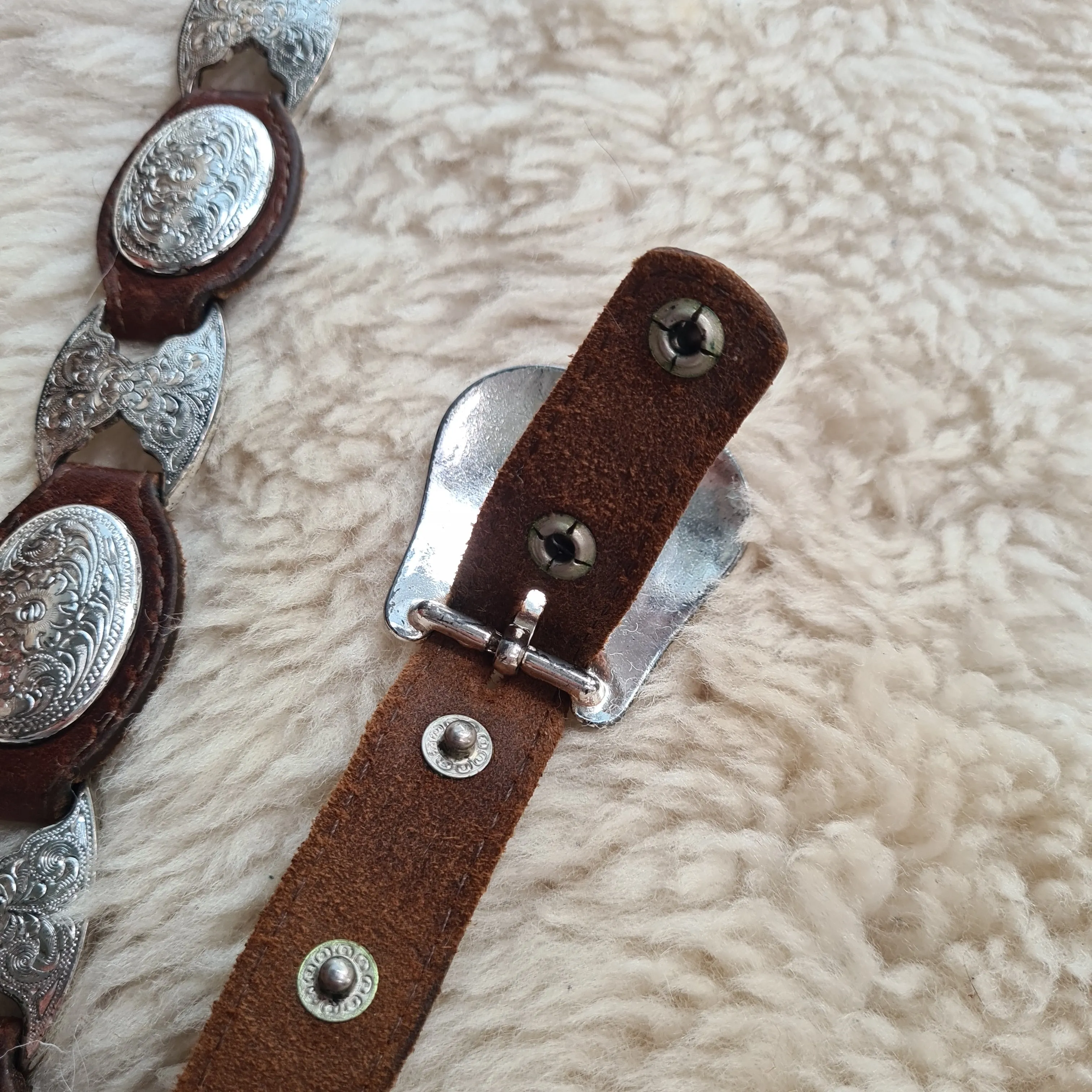Concho belt Brown or black size s only black available