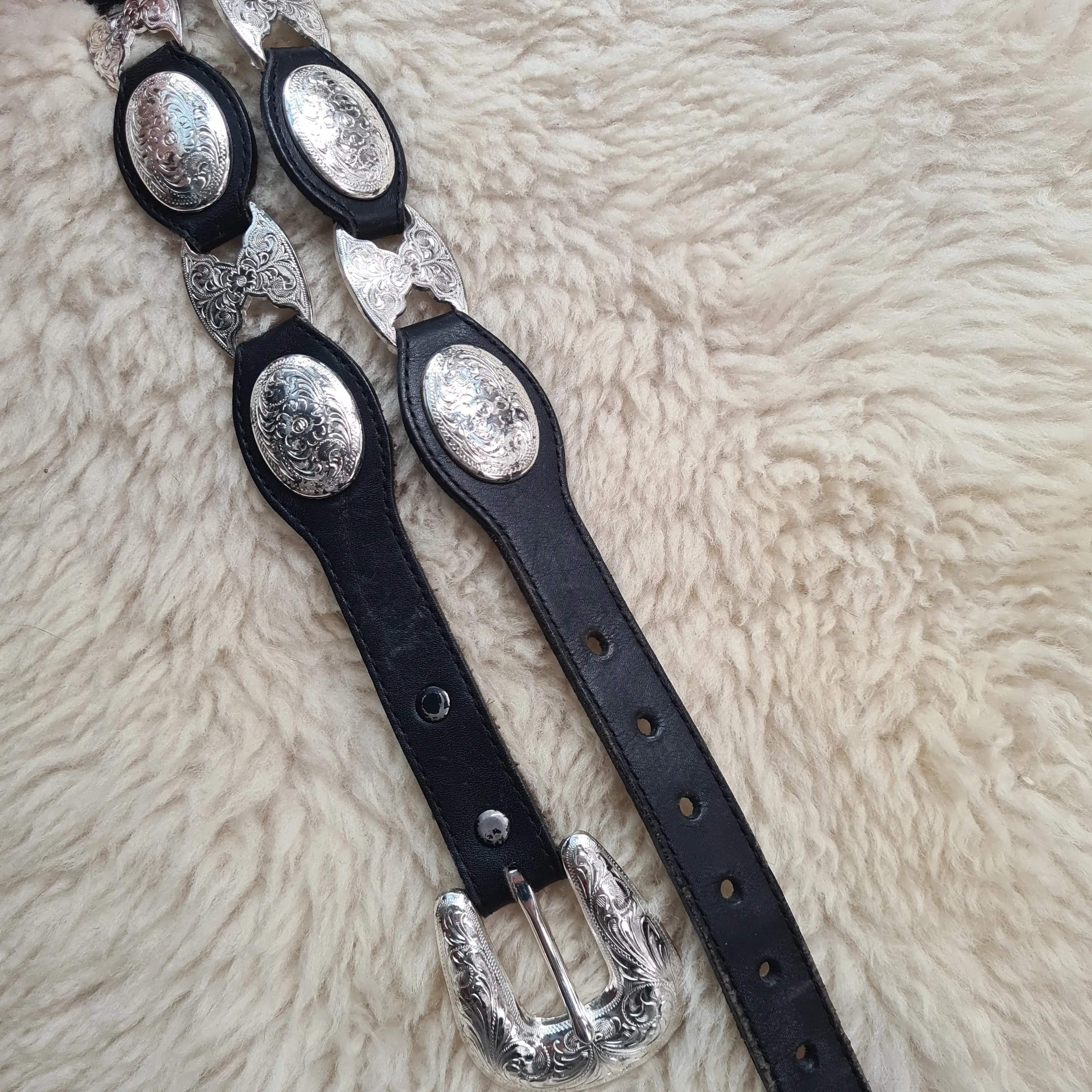 Concho belt Brown or black size s only black available