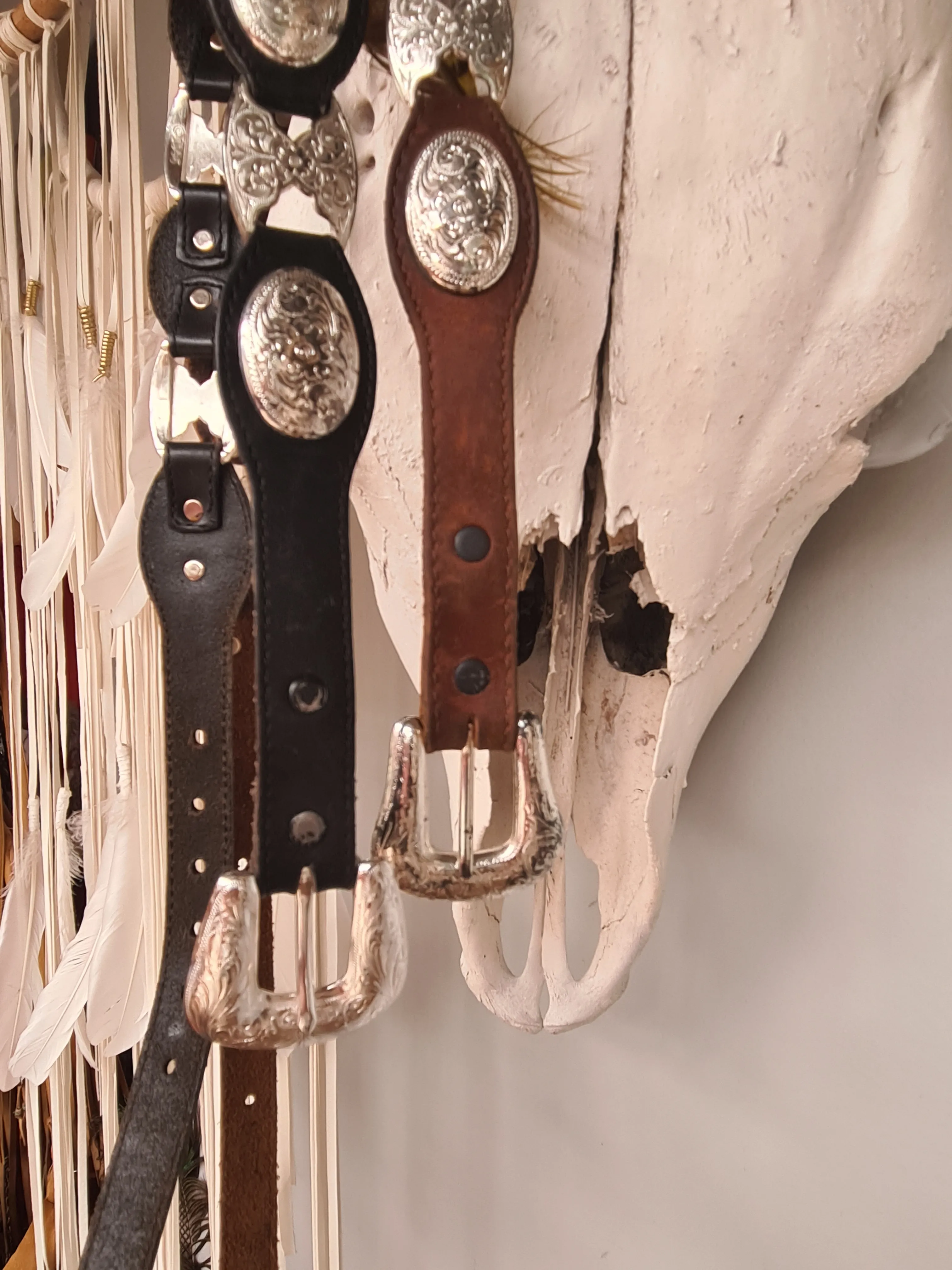 Concho belt Brown or black size s only black available