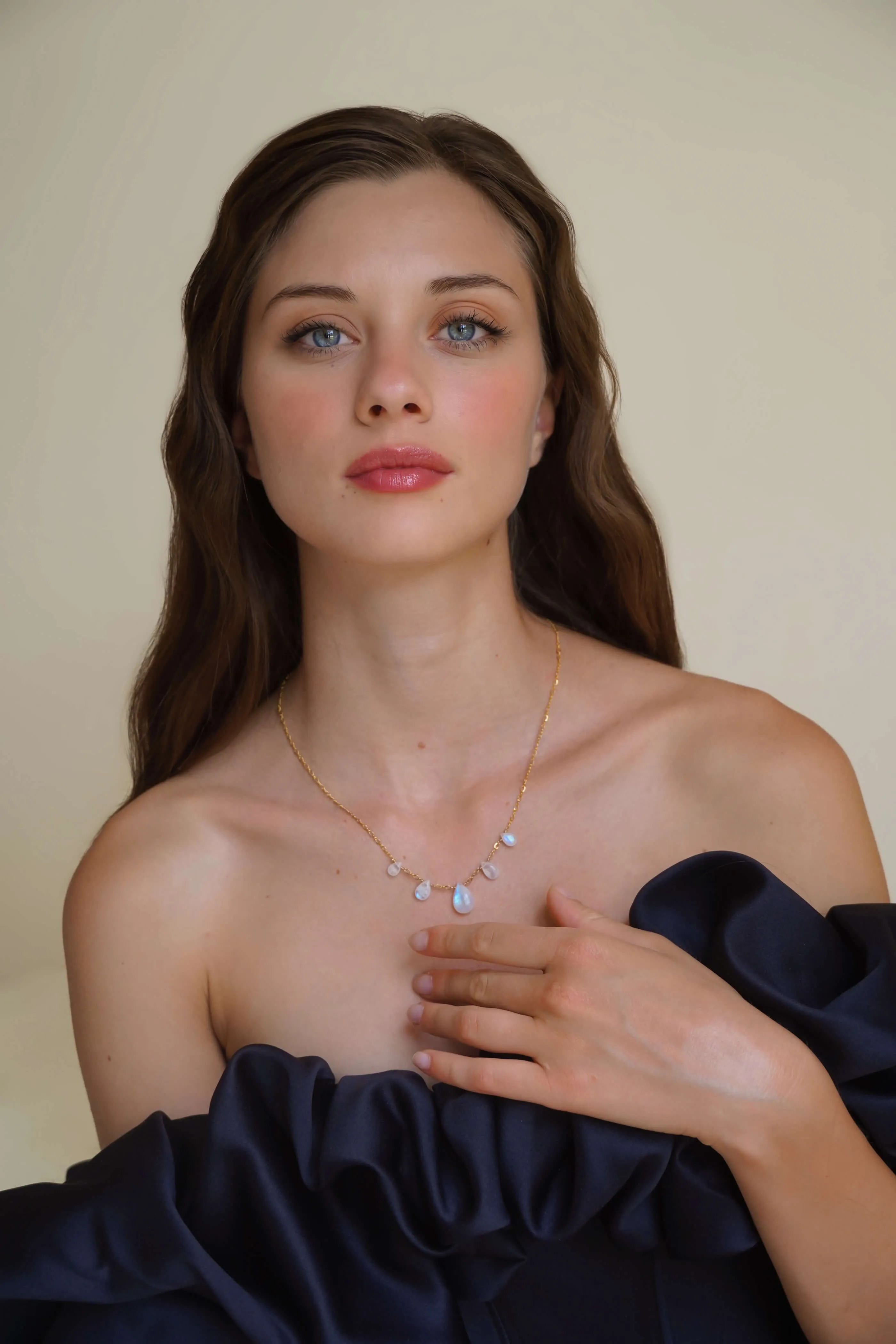 Delia Moonstone Necklace