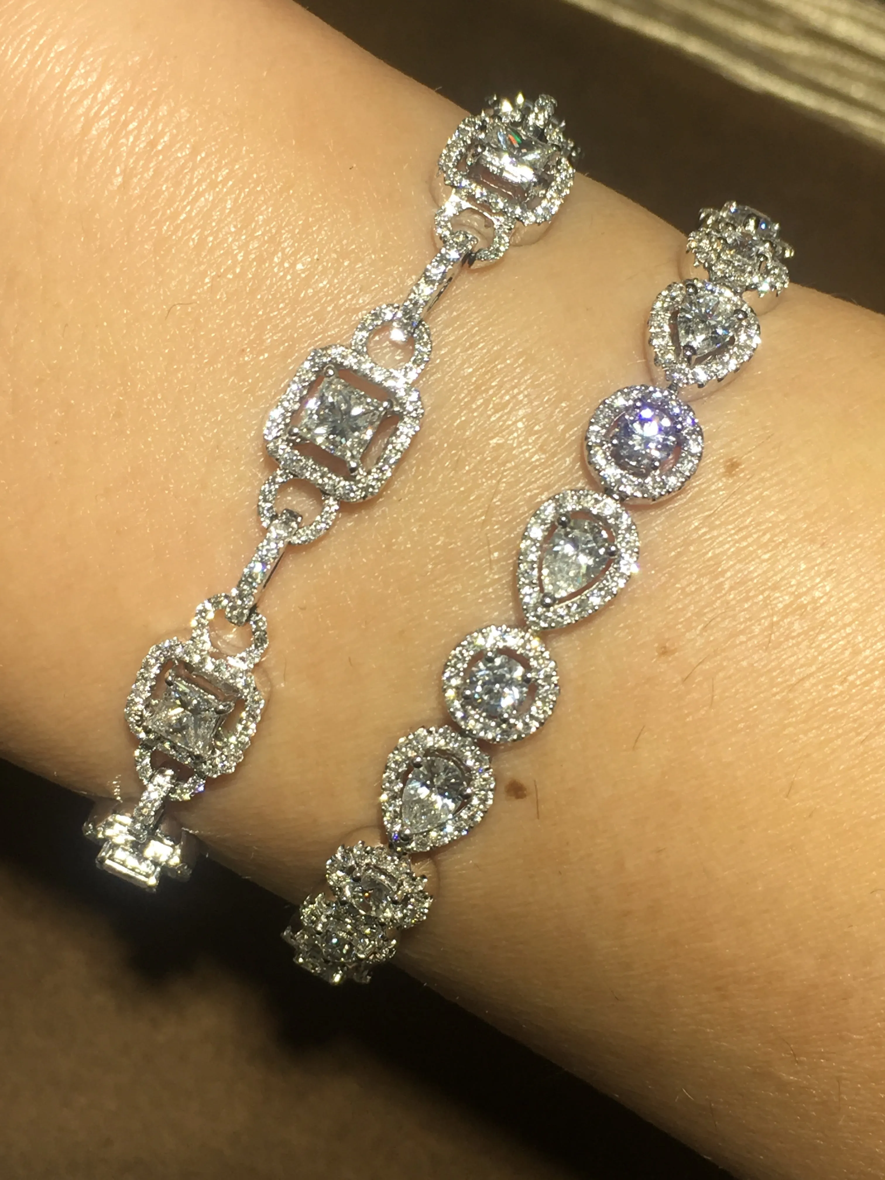 Diamond 5.84ctw Statement Tennis Bracelet