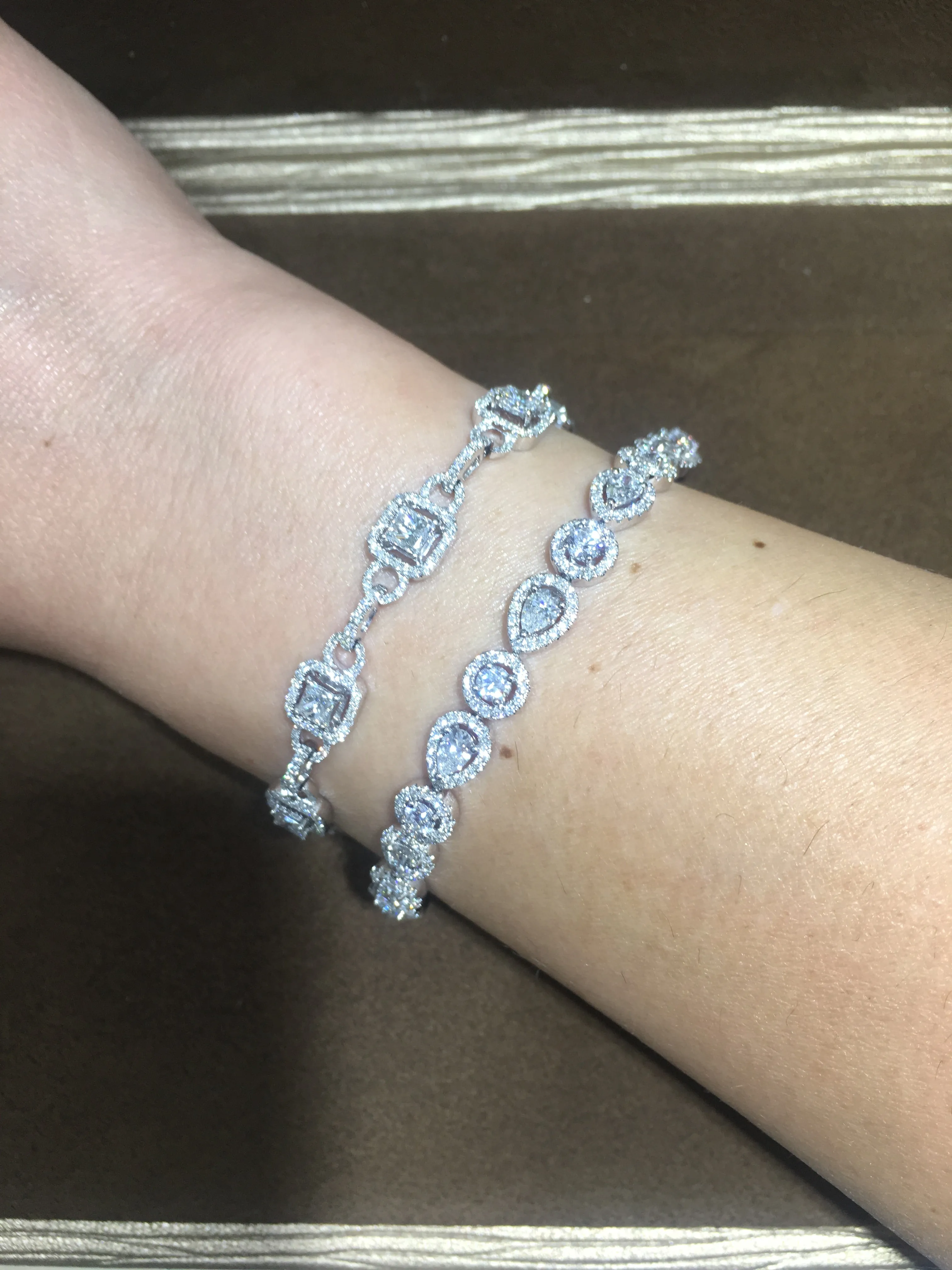 Diamond 5.84ctw Statement Tennis Bracelet