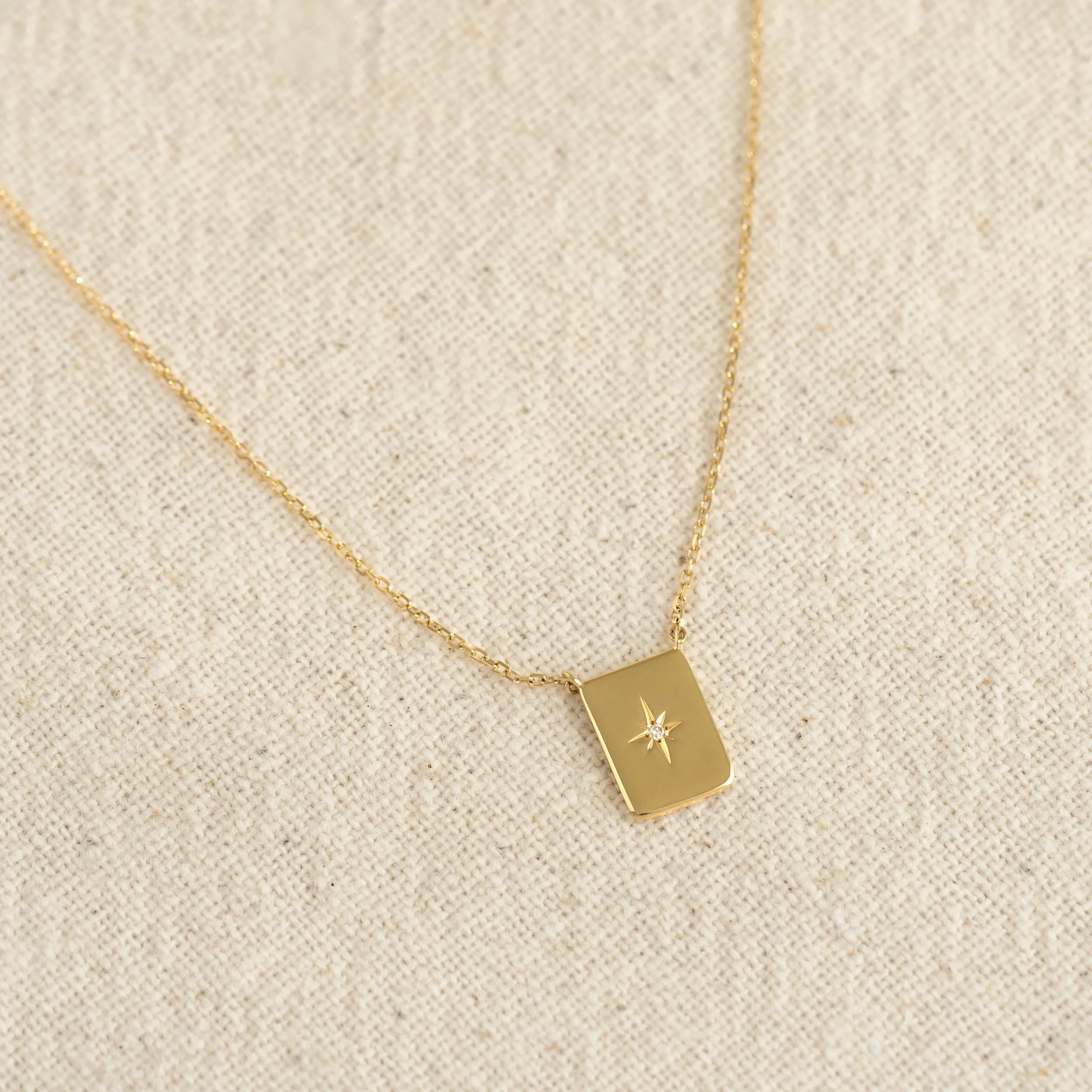 Diamond Star Necklace - Polaris