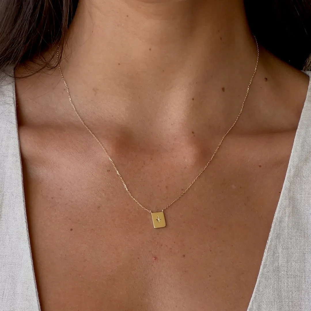 Diamond Star Necklace - Polaris