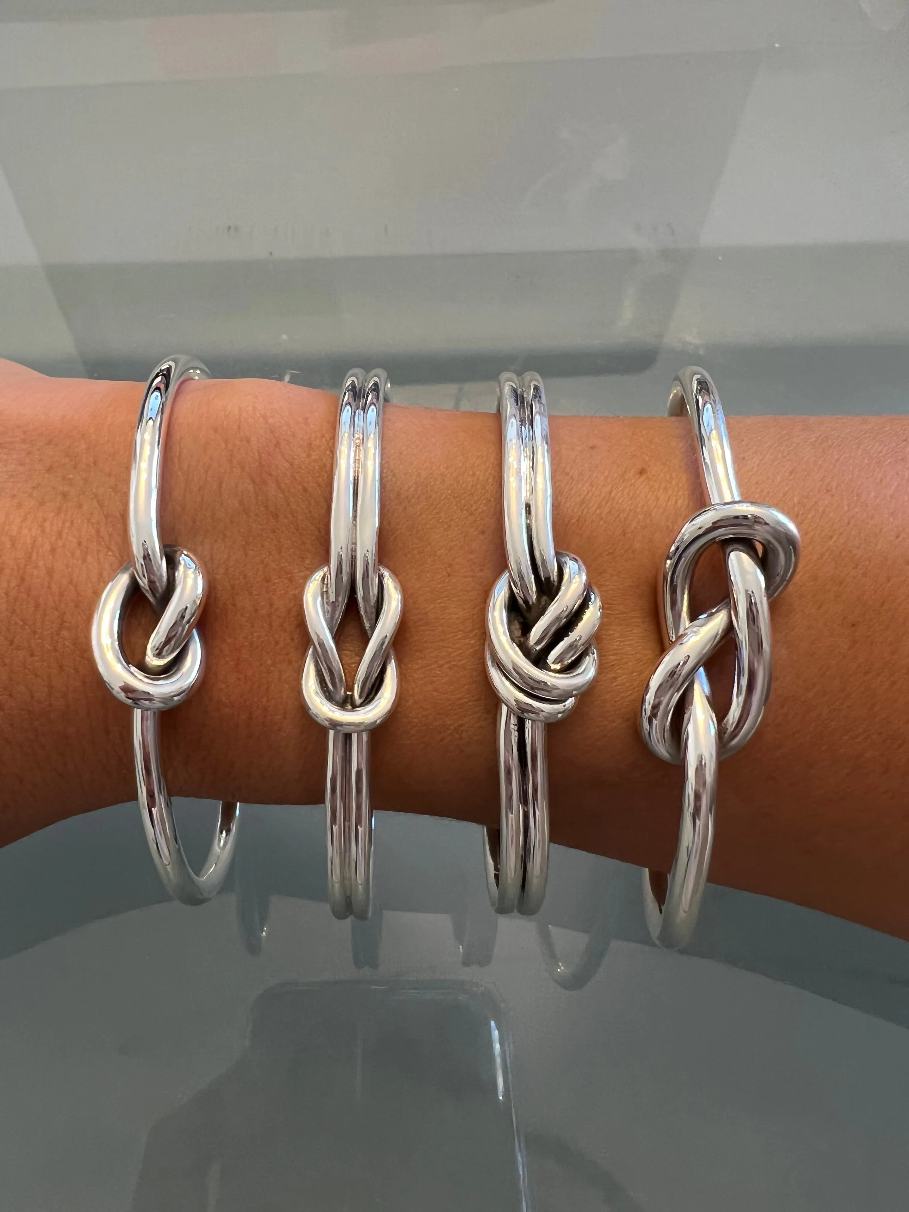 Double Infinity Knot Cuff - Thick