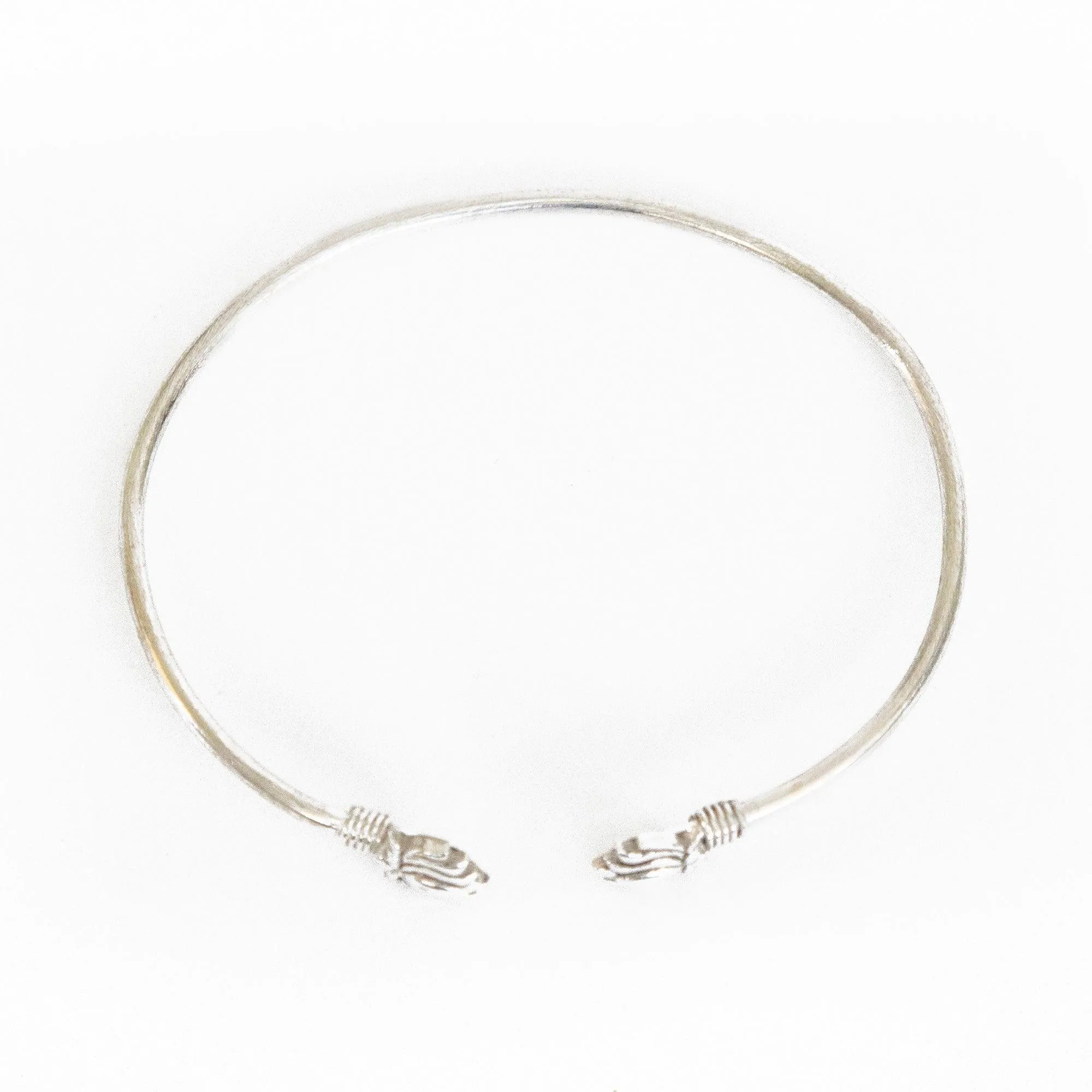 Double Lotus Cuff Bracelet