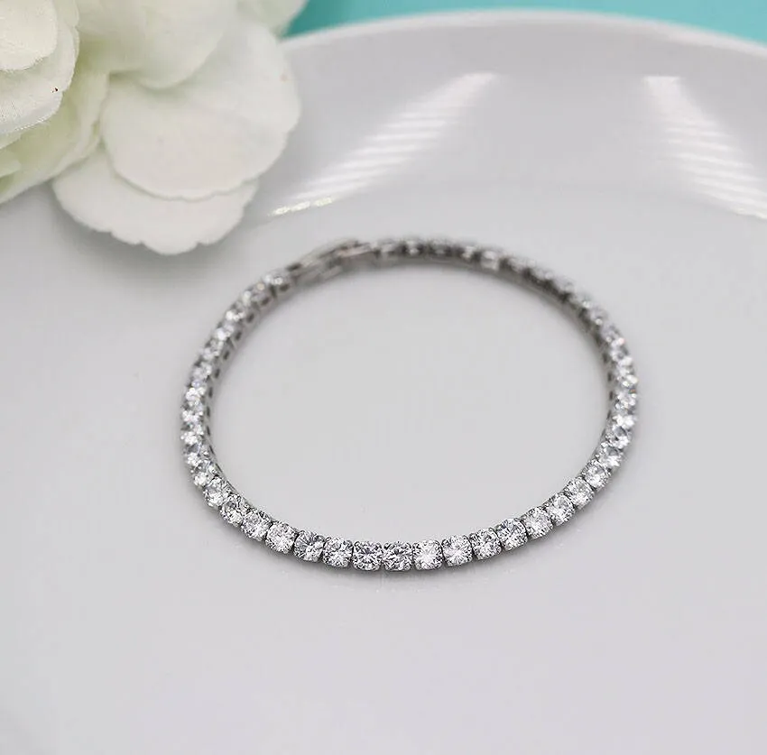 Ella CZ Tennis Bracelet