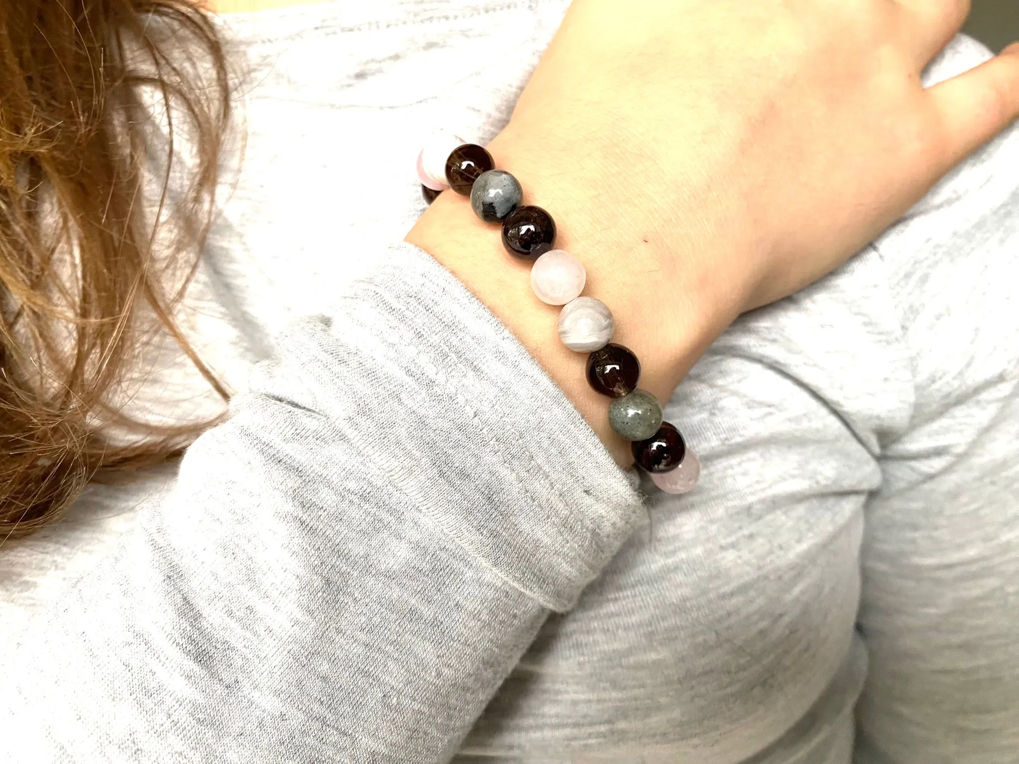 Endurance Crystal Beaded Bracelet - Aromatherapy Bracelet