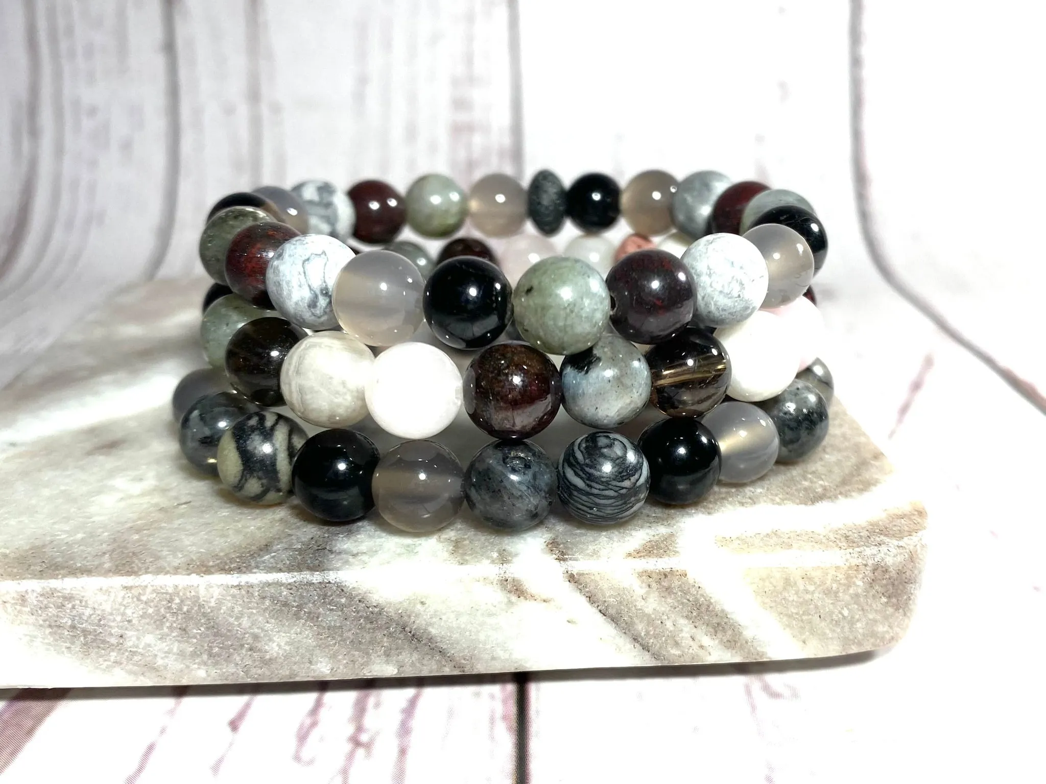 Endurance Crystal Beaded Bracelet - Aromatherapy Bracelet