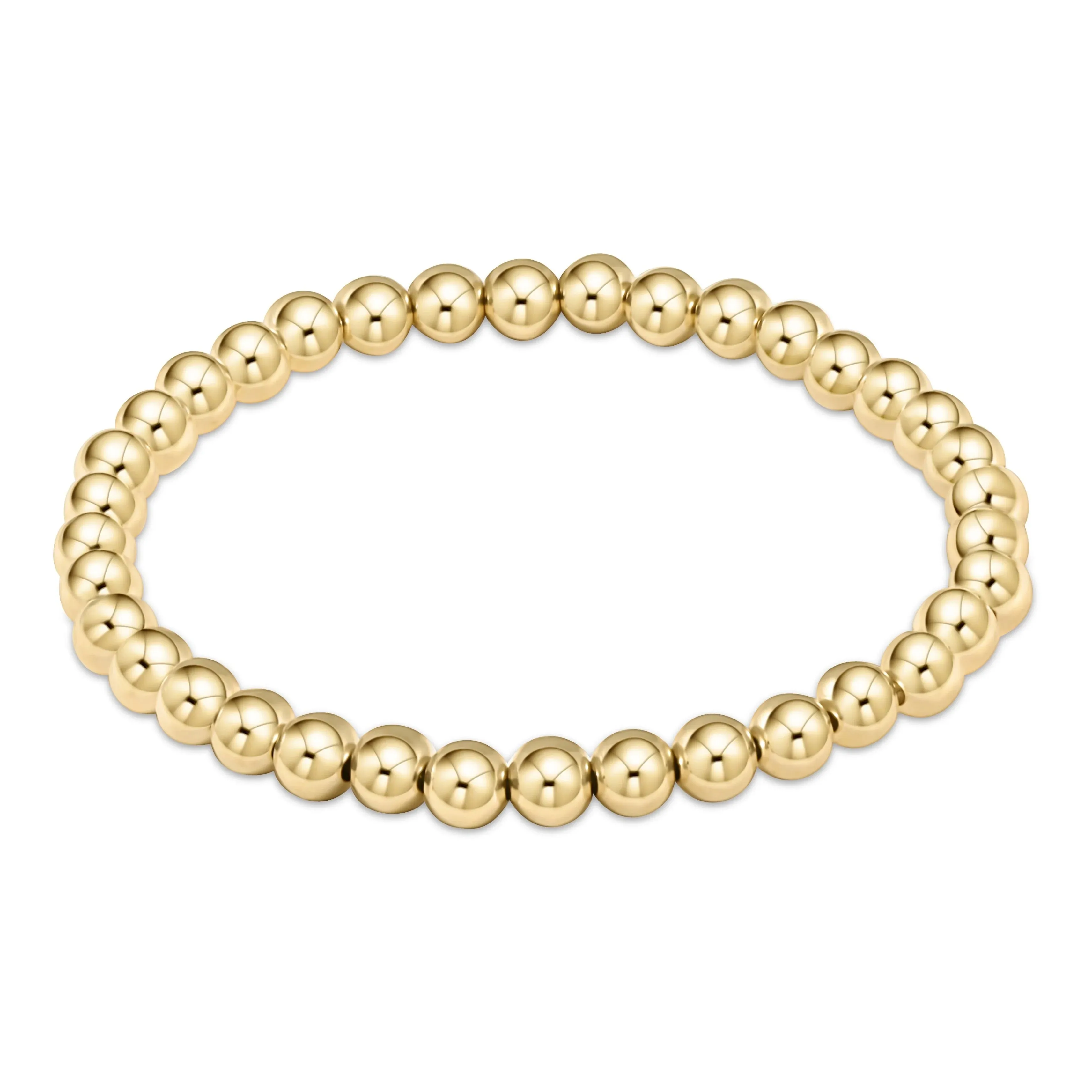 enewton Extends - classic gold 5mm bead bracelet