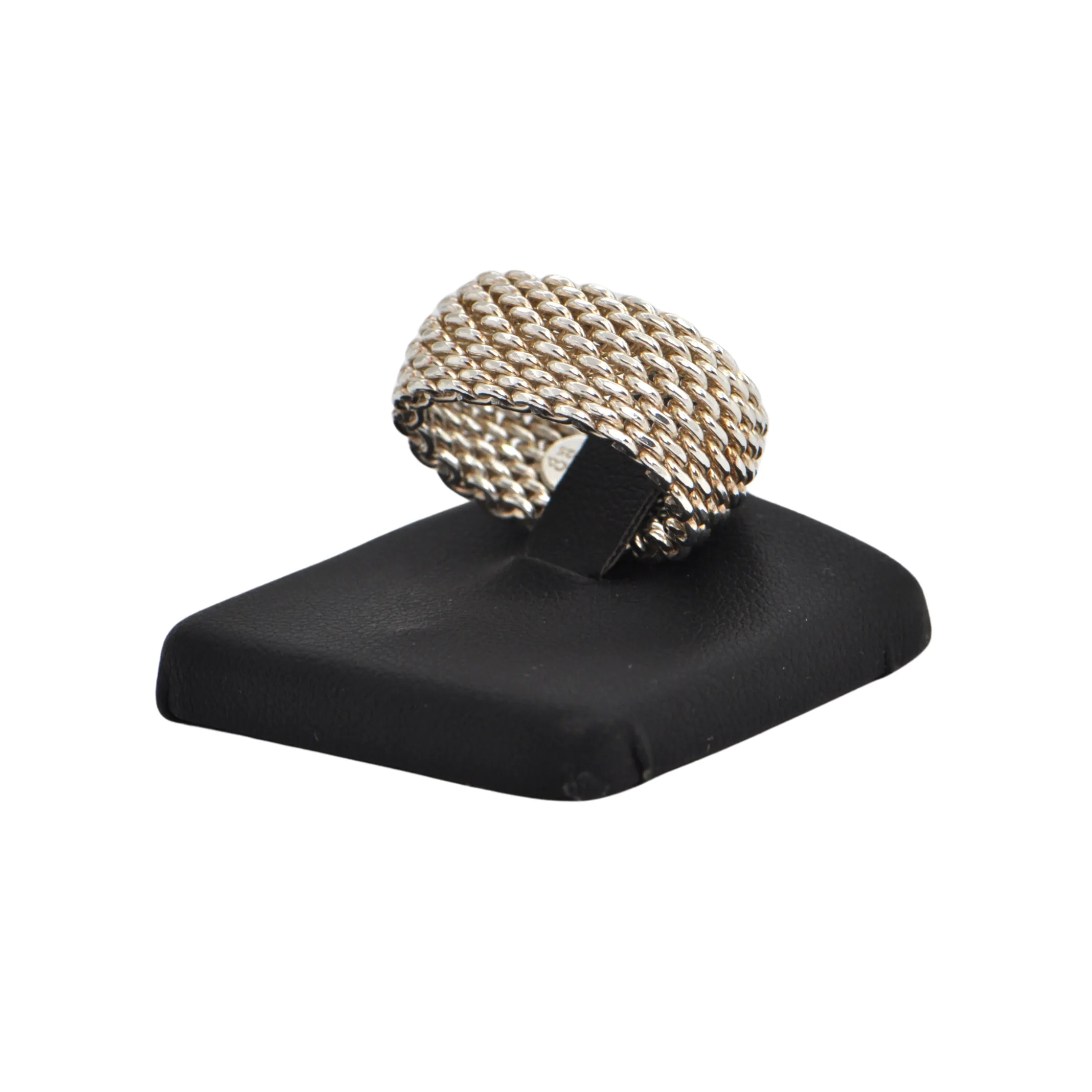 Estate Tiffany & Co. Somerset Collection Sterling Domed Ring