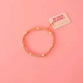 EXTEND 14k Gold Filled Stardust Beads Stretch Bracelet