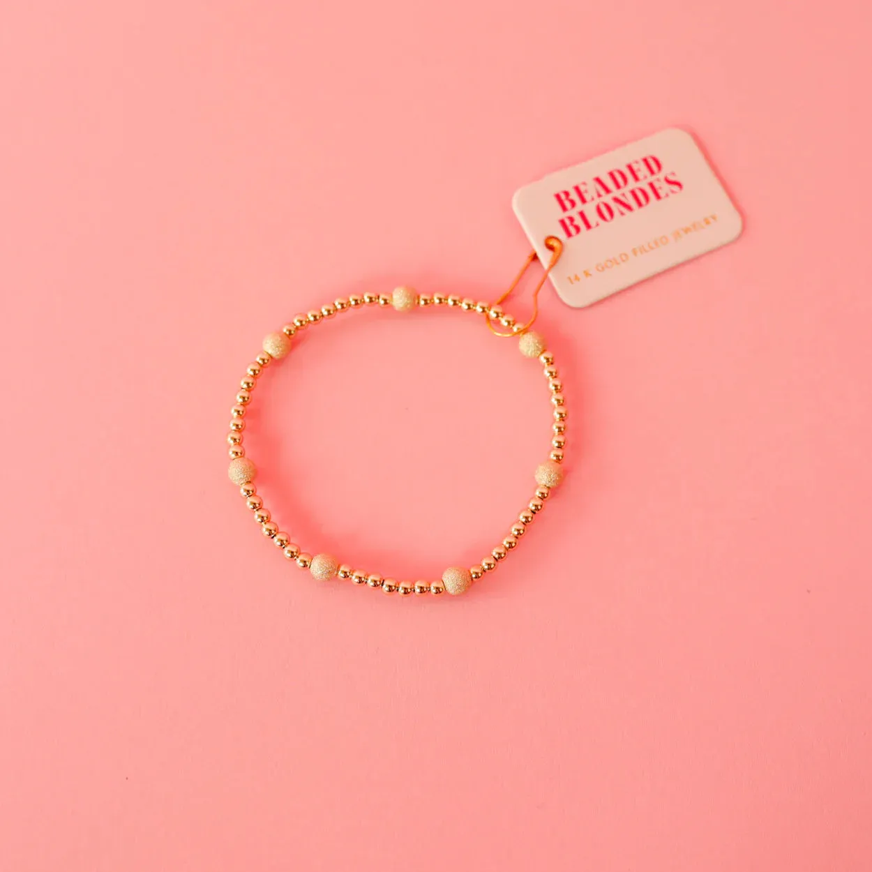 EXTEND 14k Gold Filled Stardust Beads Stretch Bracelet