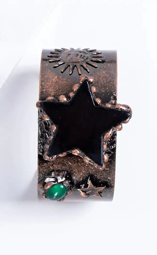 Fearless Stars Onyx Cuff Bracelet