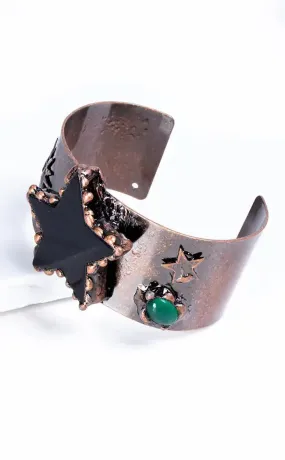 Fearless Stars Onyx Cuff Bracelet