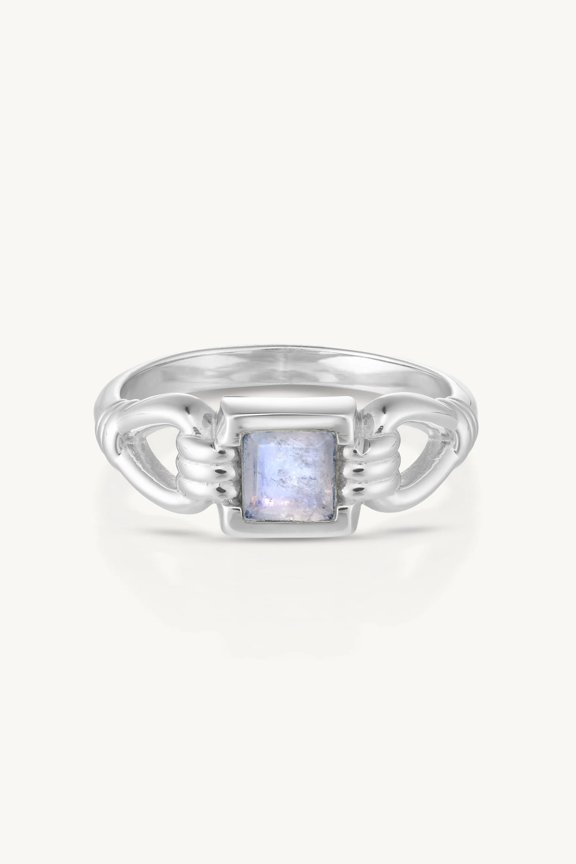 Freya Moonstone Silver Ring