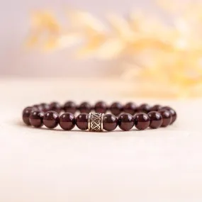 Garnet Gemstone Bracelet - Delara Collection