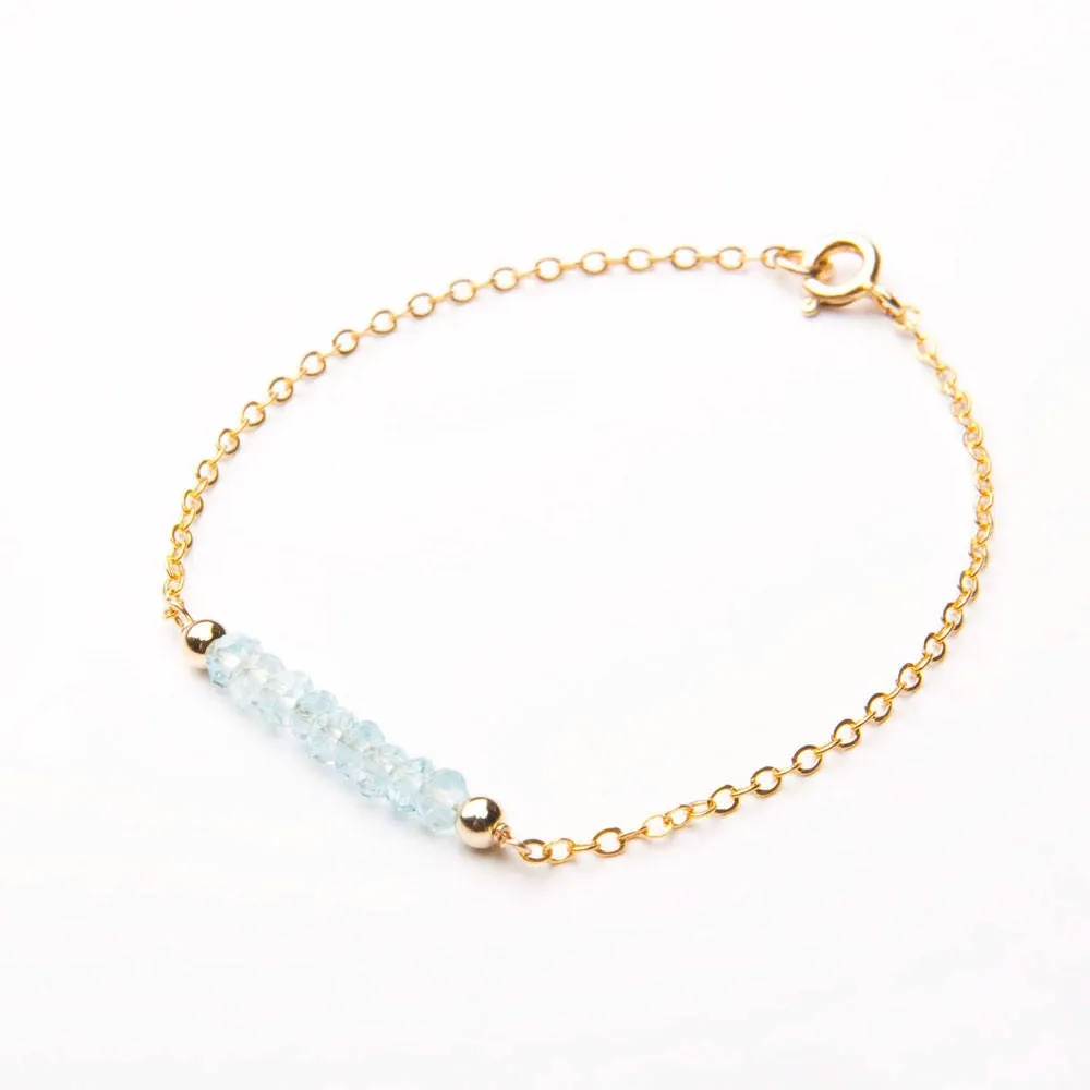 Gemstone Birthstone Bracelet - CG292B. Starts at