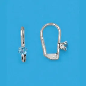 Genuine Blue Topaz Lever