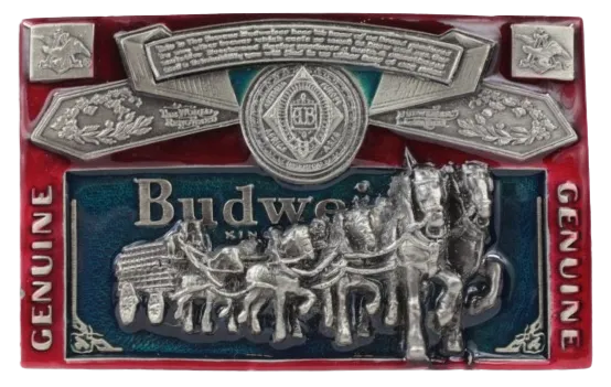 Genuine Budweiser Shires Belt Buckle