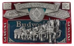 Genuine Budweiser Shires Belt Buckle