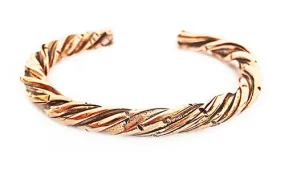 Handmade Twist Copper Cuff Bracelet