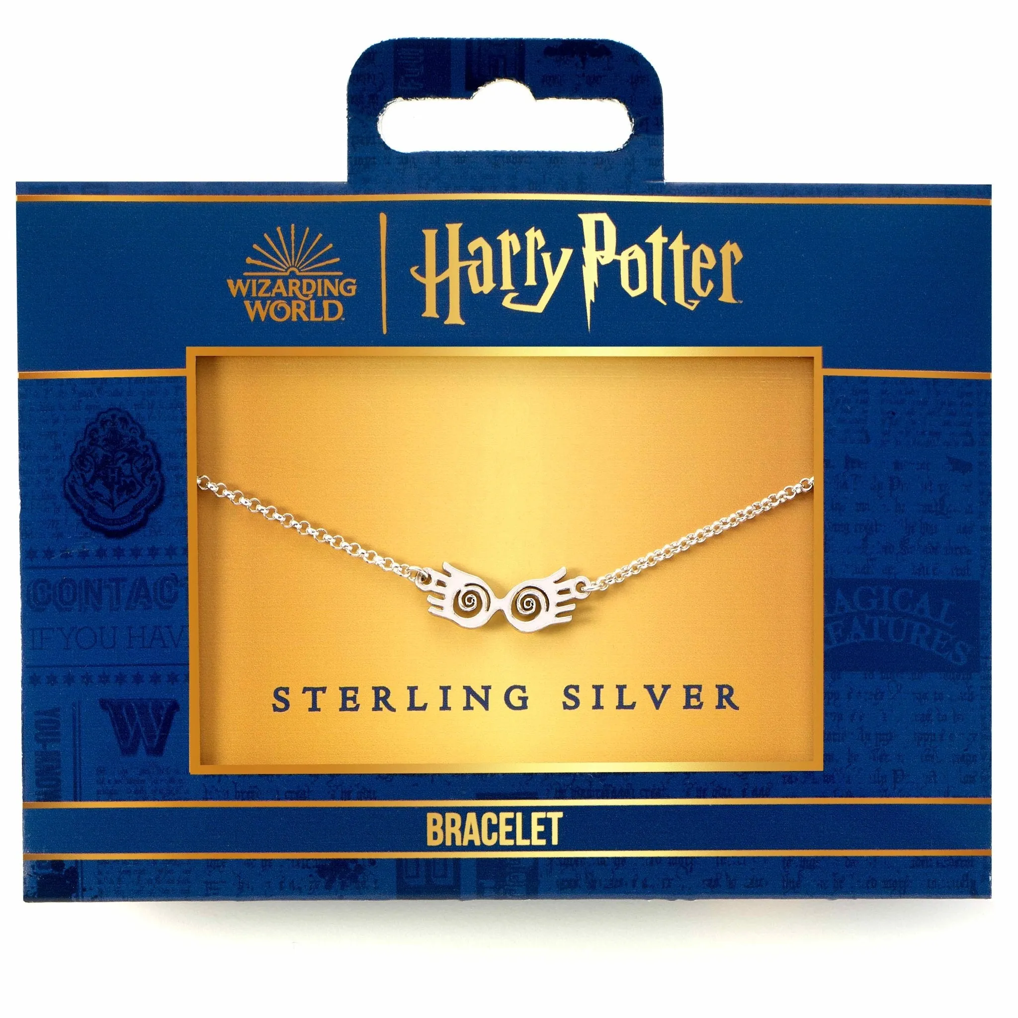 Harry Potter Sterling Silver Luna Specs Charm Bracelet SCB00526