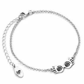 Harry Potter Sterling Silver Luna Specs Charm Bracelet SCB00526