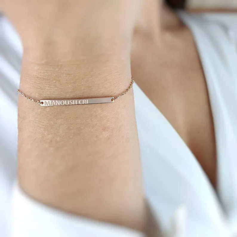 ID Customized Gold Bracelet
