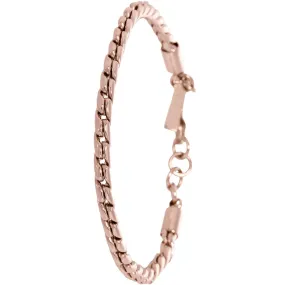 Invicta Men's Bracelet - Elements Rose Gold Plated Steel Hook Buckle Clasp | 39617