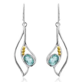 Iris Earrings in various gemstones