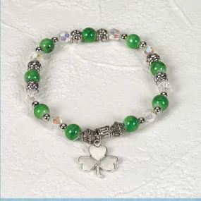 Irish- Italian Stretch Bracelet with Prayer Card - Pack of 4