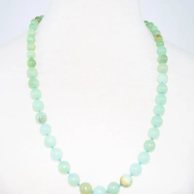 Jungle Green Natural Jade Unisex Men's Bracelets
