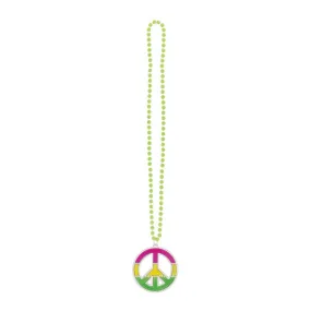 Large Peace Sign Necklace