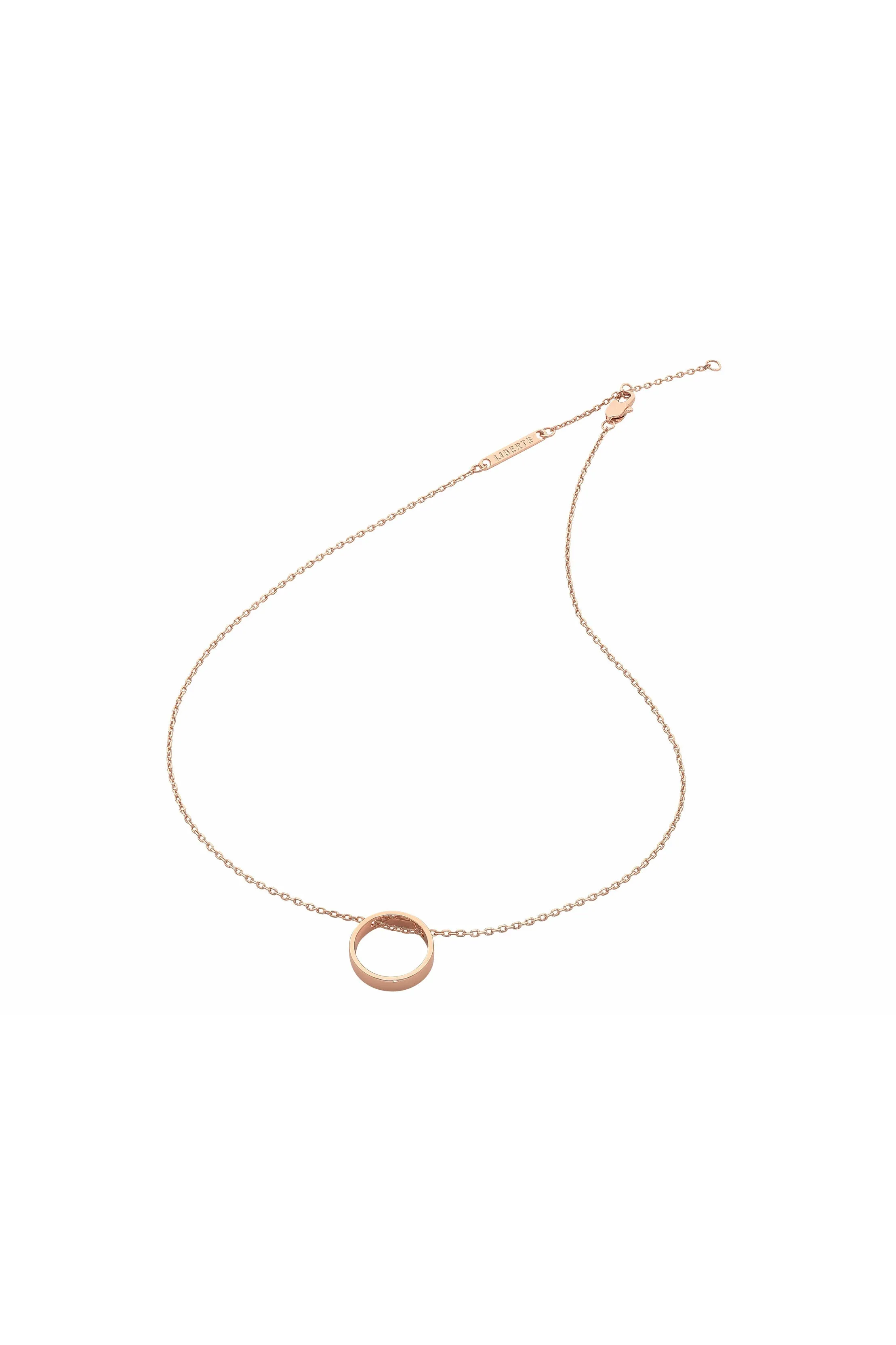 Liberte - Jade Rose Gold Necklace