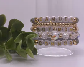 Lisa - Multi-Colored Heishi Stack Bracelets