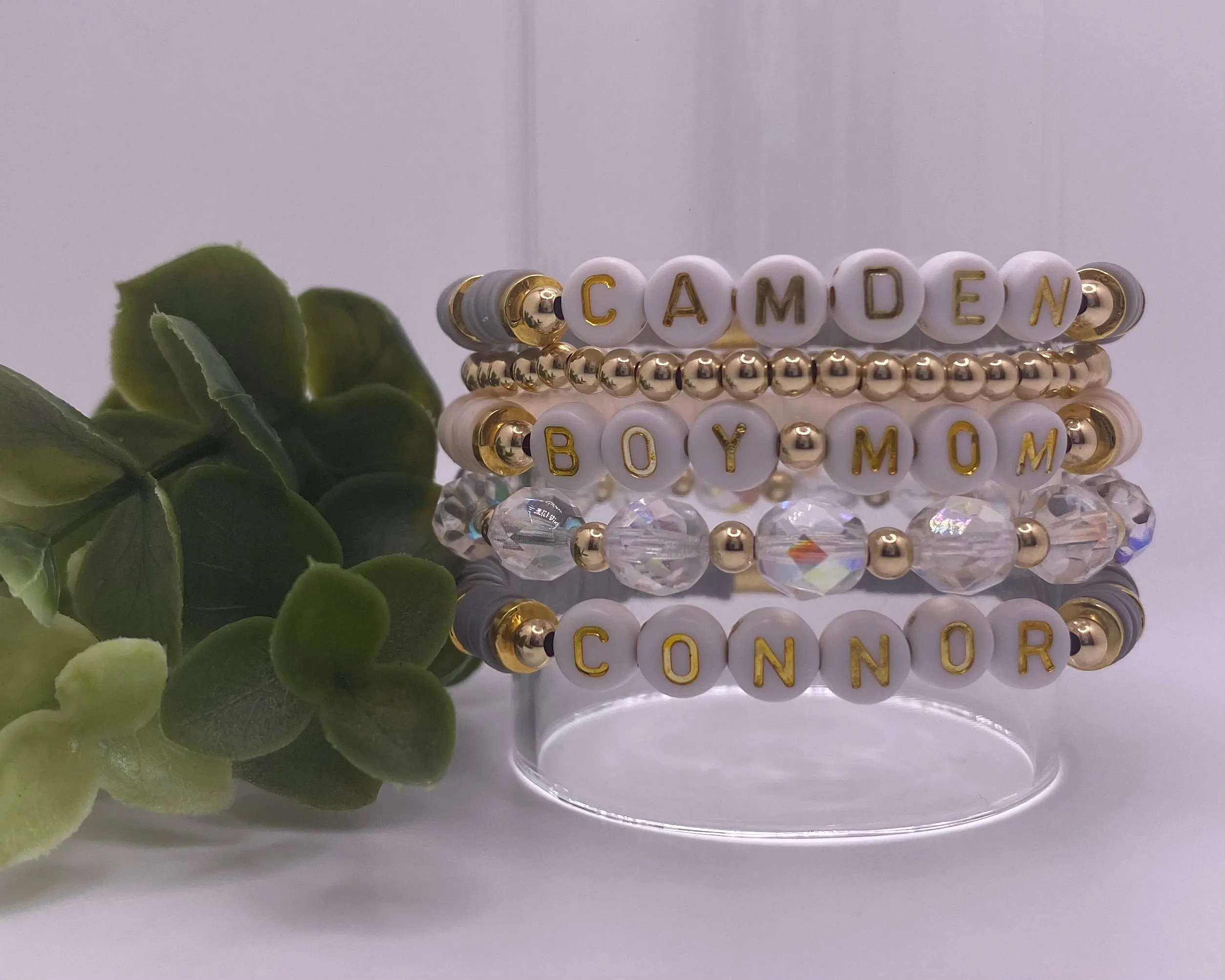 Lisa - Multi-Colored Heishi Stack Bracelets