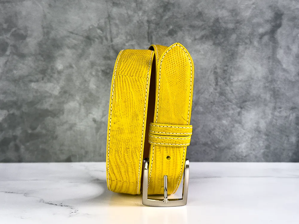 Lizard Belt: Yellow