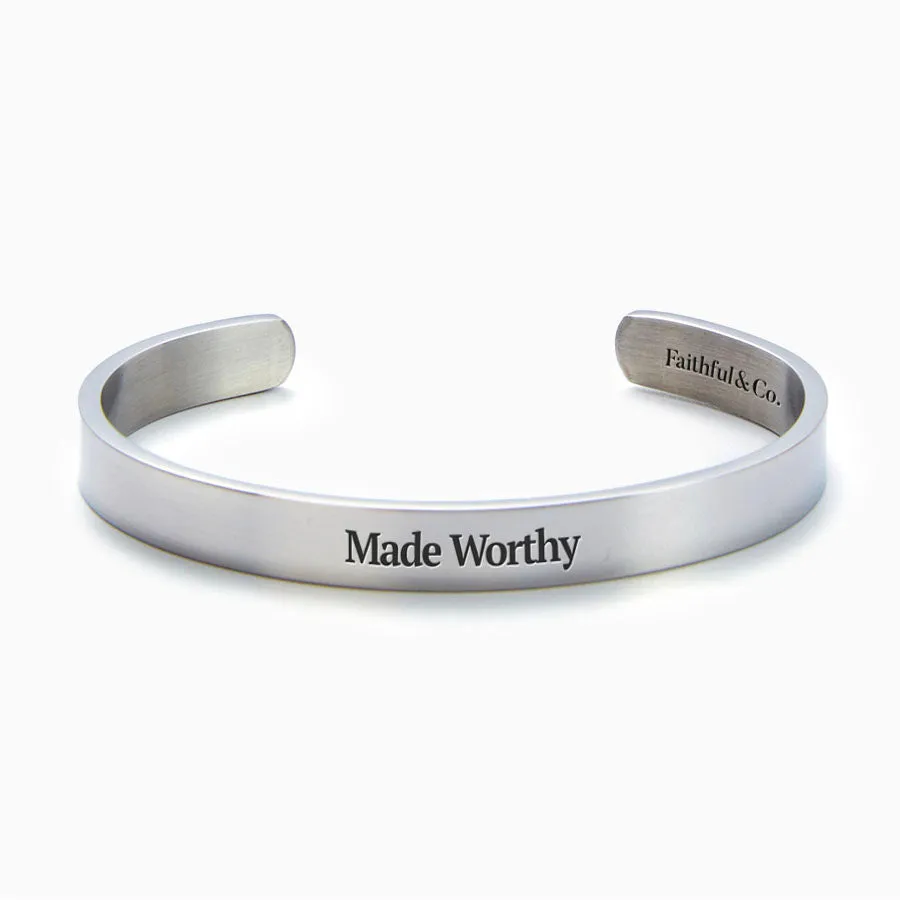 Made Worthy Personalizable Cuff Bracelet