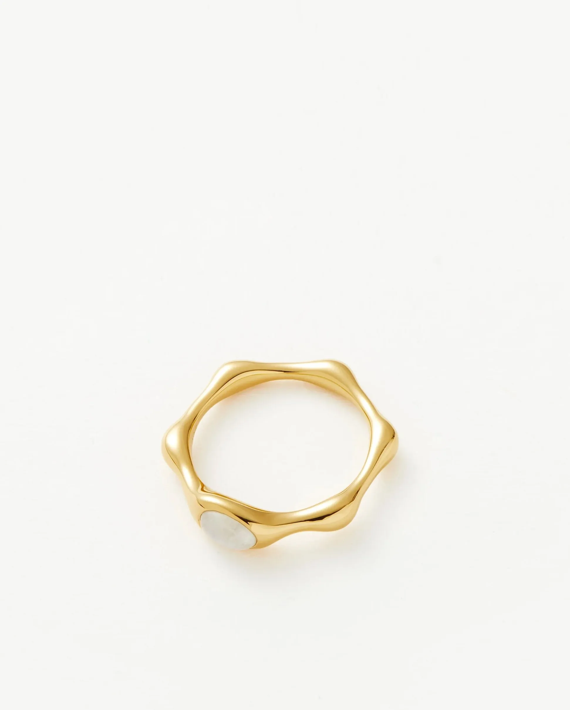 MAGMA GEMSTONE STACKING RING / GOLD