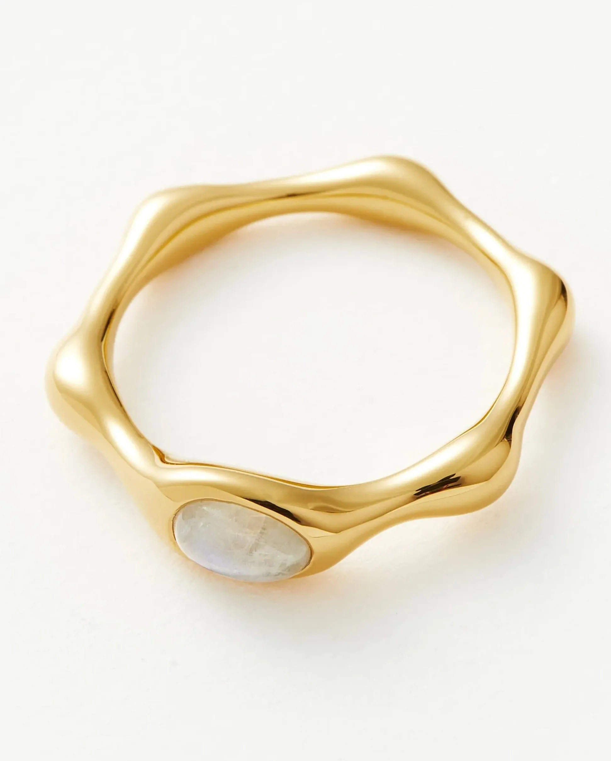 MAGMA GEMSTONE STACKING RING / GOLD